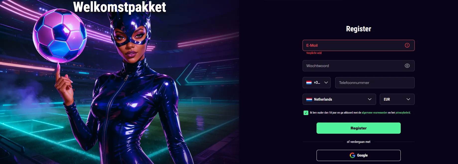 Registratie Winbeast Casino